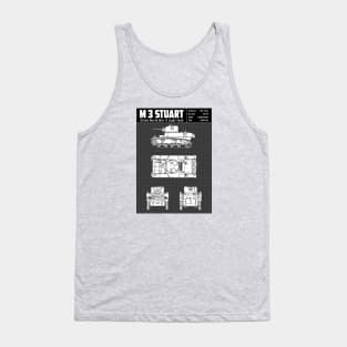 M3 STUART LIGHT TANK Tank Top